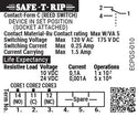 SAFE-T-RIP HD STR-SSB-2-BK Belt Tear Detector