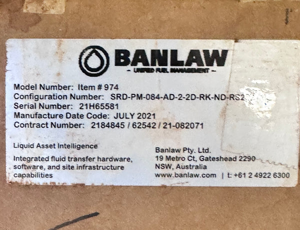 Banlaw LCD for FuelTrack Advanced Controller