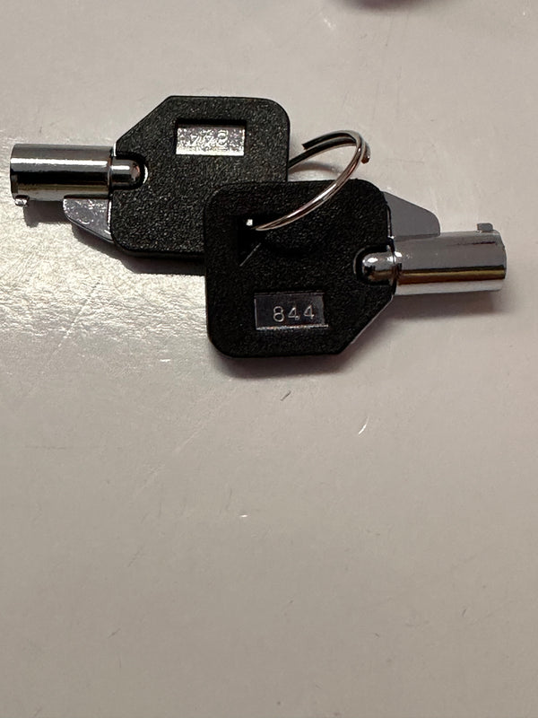 PC Case Keylock with Tubular Key and Four Wire Connector
