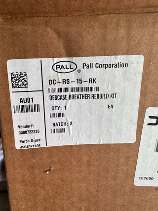 PALL DC-RS-15-RK Breather Rebuild Kit (Missing Site Glass replacement)