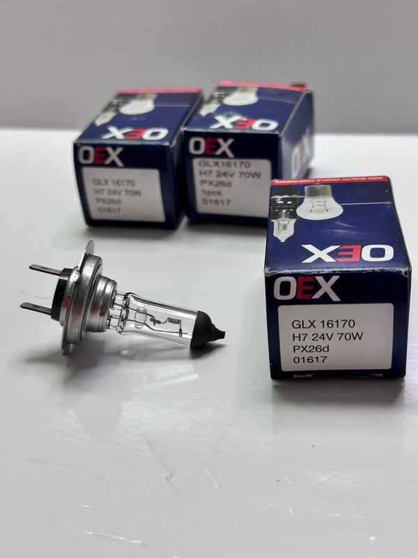 OEX GLX16170 Globe, H7 24V 70W Standard