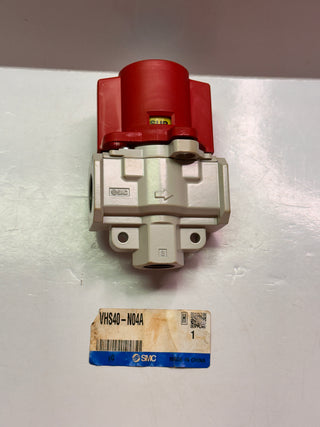 SMC VHS40-N04A 3 Port Pressure Relief Valve with Locking Holes, Manually Actuated