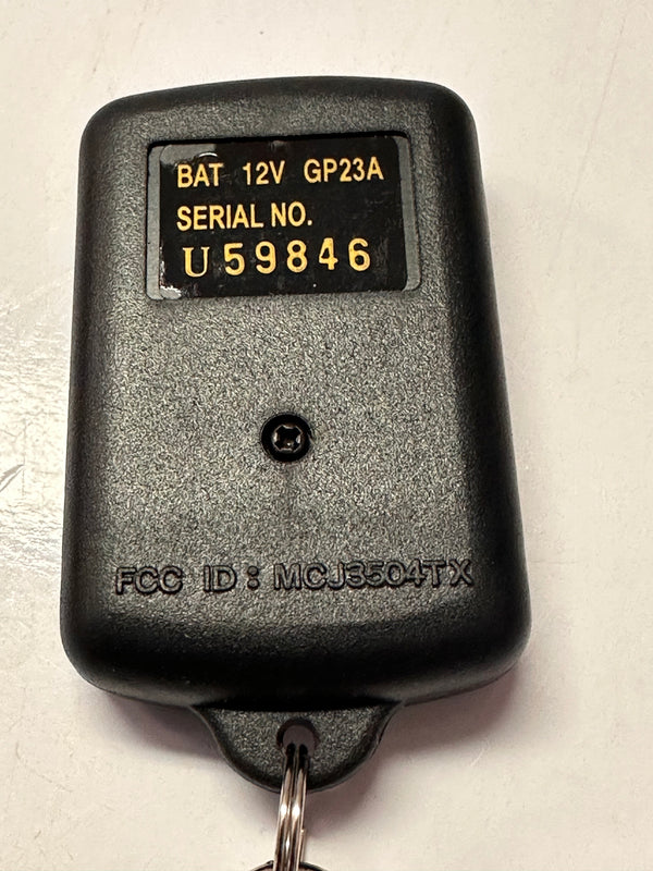 2 Button R/C keyfob FCC ID: MCJ3504TX