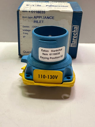 Marechal 6118035 Inlet Decontactor DSN1, Poly Blue 110-130V, 20A