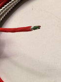 CTC CB218-J4A-003M/025m-Z 4 Conductor Shielded Cable, Red FEP Jacket with SS Outer Armor 25M