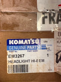 KOMATSU EM3267 Headlight Hi Beam HID