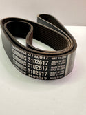 Cummins 3102617 Genuine V Ribbed Belt for is primarily used on Euro III Automotive 15-liter ISX/QSX engines.