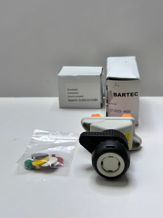 Bartec ComEx Series 07-3323-4400 Push Button Module + 05-0003-000700 Push Button Head with 5 labels