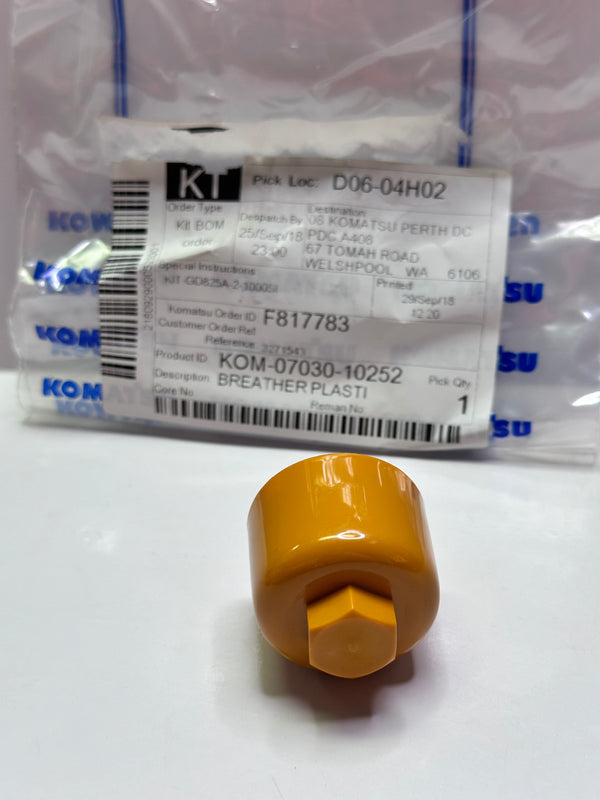 Komatsu 07030-10252 Plastic Breather