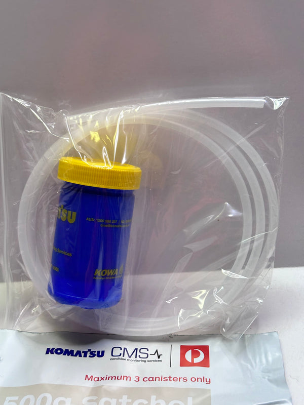 Komatsu KOWA-OILCM Oil Sample Kit including Prepaid Sachel