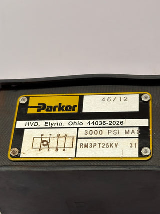 PARKER RM3PT25KV RM Series Relief Valve NFPA D05