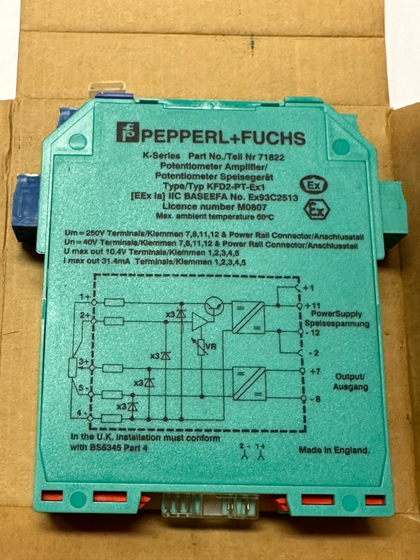 PEPPERL+FUCHS KFD2-PT-Ex1 Potentiometer Amplifier