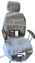 SupaFit SF154DB Canvas Seat Cover for Operator Seat with Hitachi Logo