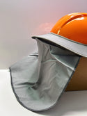 Newcastle Hats Hard Hat Brim with 30cm Neckflap and brimlock, Silver Grey