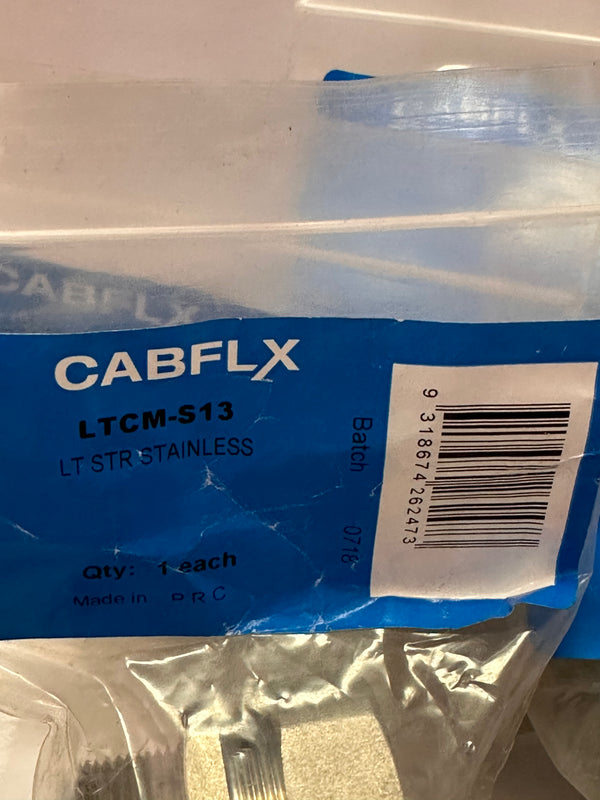 CABFLX LTCM-S13 Liquid Tight STR S/Steel Fitting 32mm