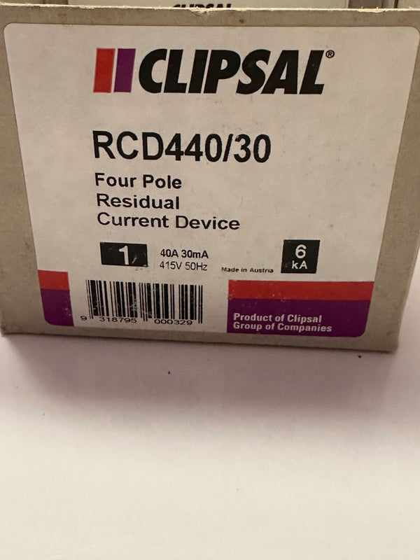 CLIPSAL RCD440/30 Residual Current Device