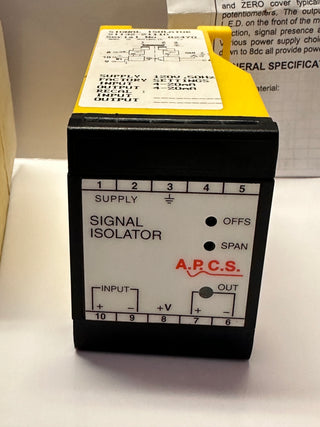 A.P.C.S. SI132-21110 Signal Isolator