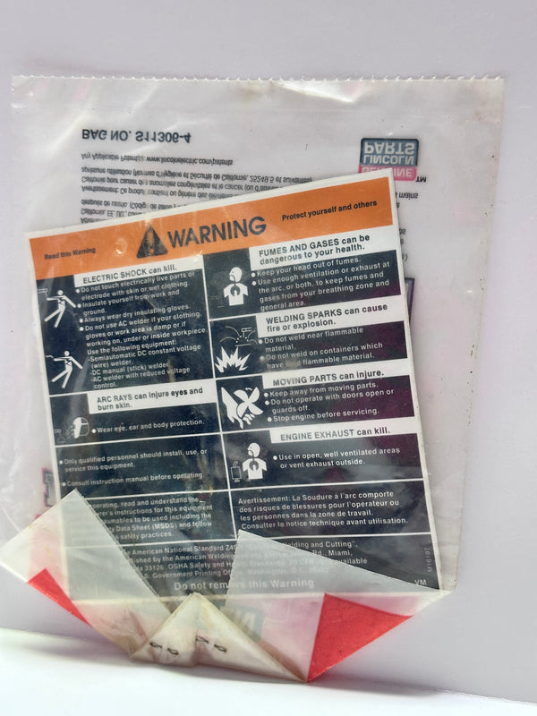 Lincoln M16197 OEM Gerneral Warning Decal/Sticker