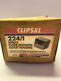 Clipsal 224/1 Single Floor Mounted Outlet Housing