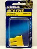 Narva Fusible Link, Female Plug 60A, Yellow 53060BL