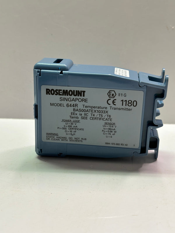 Rosemount 644R Temperature Transmitter 644RAI1Q4