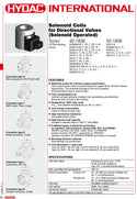 HYDAC Coil 48DG-40-1836 Solenoid Valve Coil 3003155 48V DC
