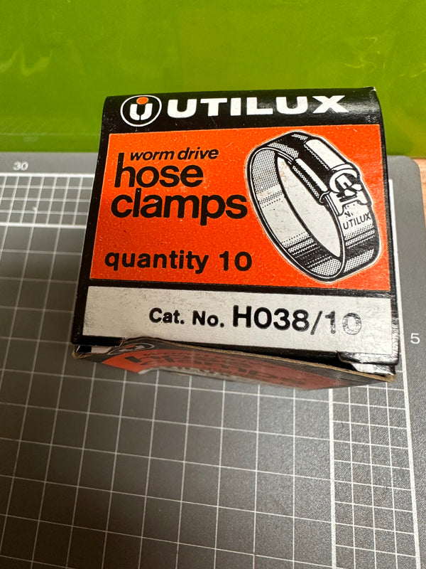 UTILUX 11-16mm Hose Clamps, PK 10, H038/10