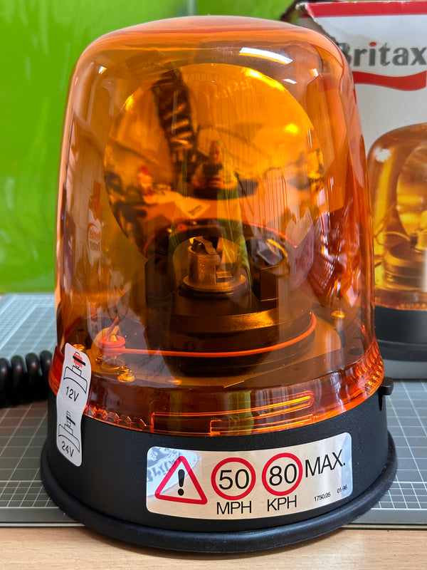 BRITAX 394-00 Amber Beacon, with Magnetic Base