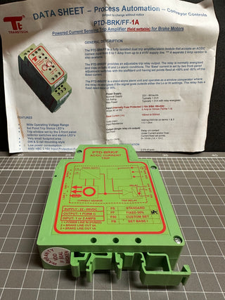 TRANSTECH PTD-BRK/FF-1A Powered Current Sensing Trip Amplifier