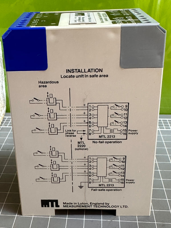 MTL 2213 Switch/Proximity Detector 3-Channel