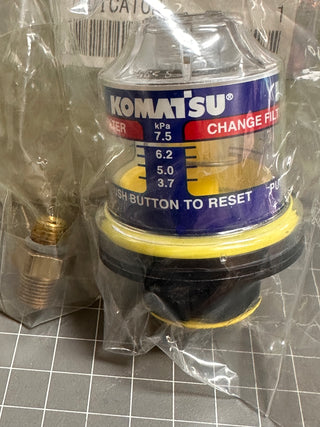 KOMATSU Indicator, Air Restriction, 08672-01000