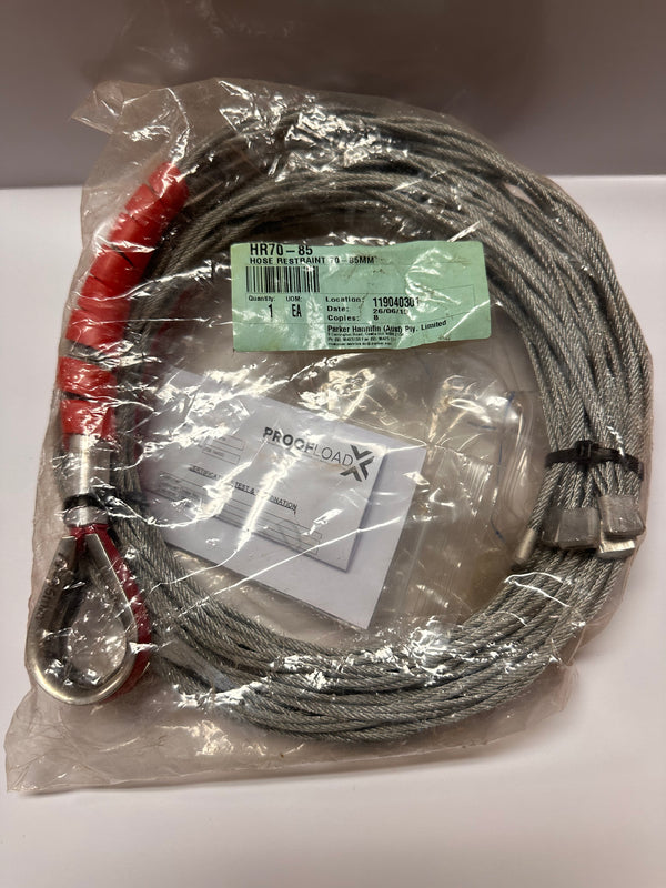 Two Eyed Hose Restraint Cable HR70-85