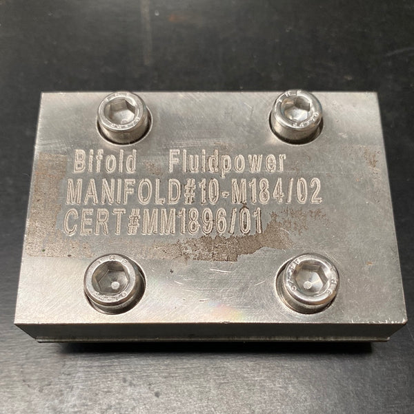 BiFold Fluidpower  Blanking Plate / Manifold 23P877