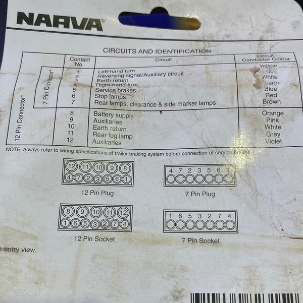 NARVA 82315BL Flat Bracket (Black)