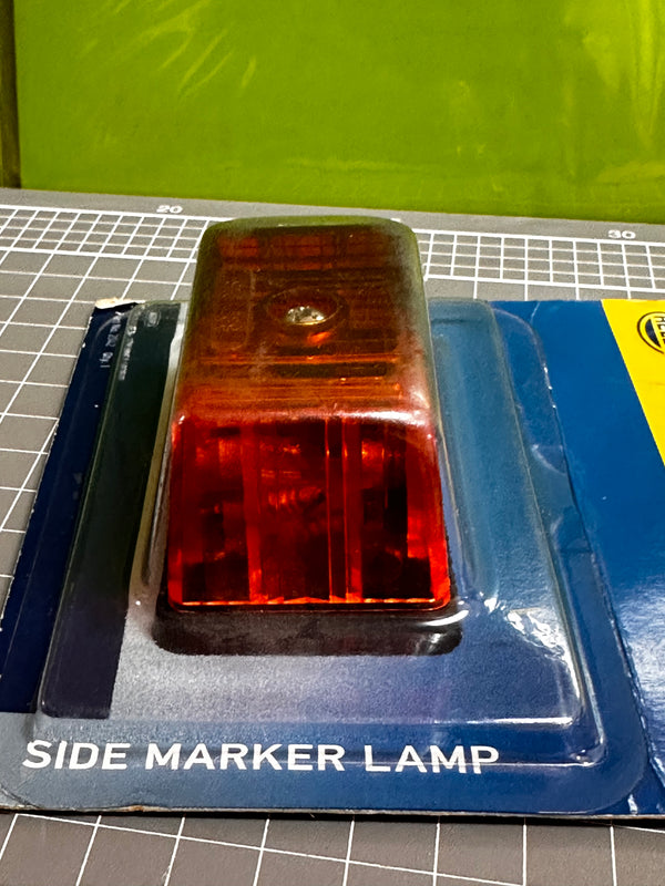 HELLA 2042 Side Marker Lamp Red/Amber 12V Globe included 2042HE