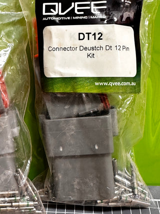 Deutsch DT12-1 12 Pin DT Series Complete Connector Kit DT04-12P/DT04-12S