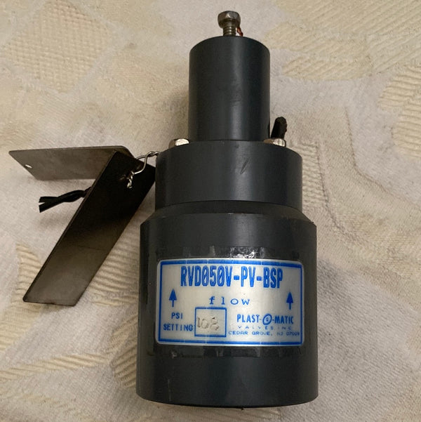 Plast-o-matic RVD050V-PV-BSP Pressure Relief Valve