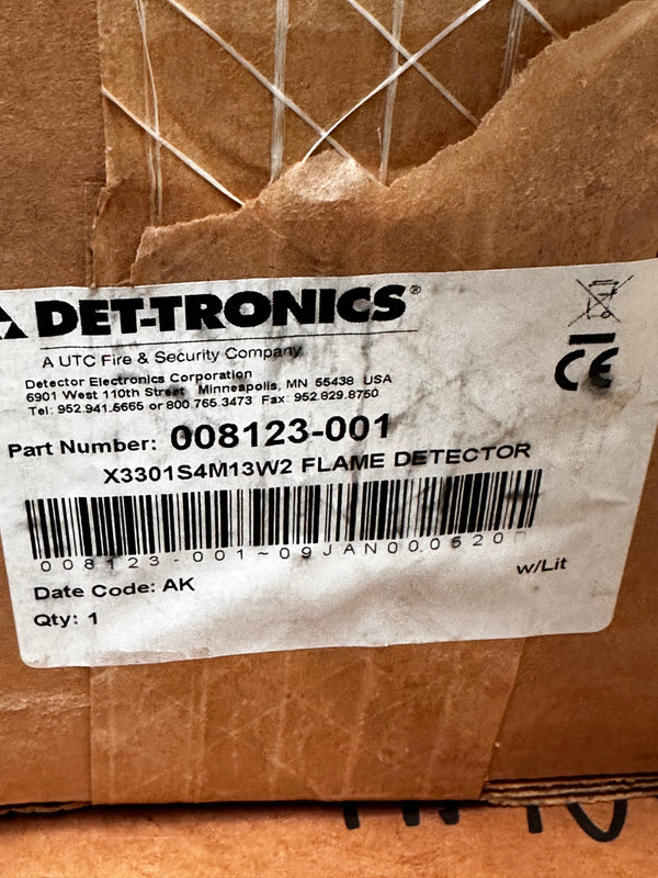 DET-TRONICS X3301S4M13W2 / X3301 Multispectrum Infrared Flame Detector