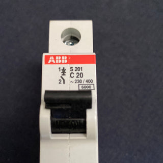 ABB S201-C20 Miniature Thermal Magnetic Circuit Breaker 2CDS251001R0204