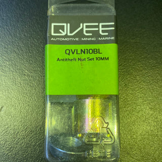 QVEE QVLN10BL Anti-theft Locking nut set.