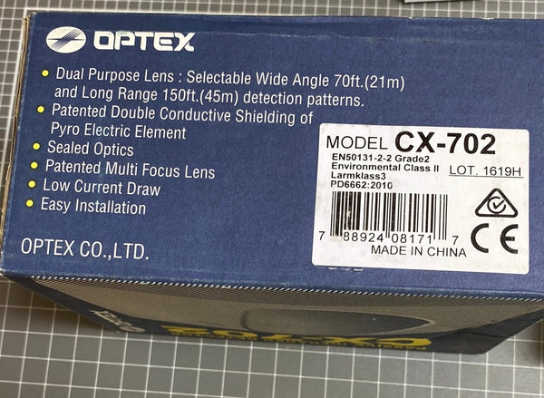 OPTEX CX-702 Passive Infrared Detector