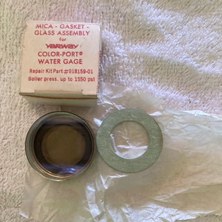 YARWAY 918159-01 MICA-GASKET GLASS ASSEMBLY FOR COLOUR PORT WATER GAGE