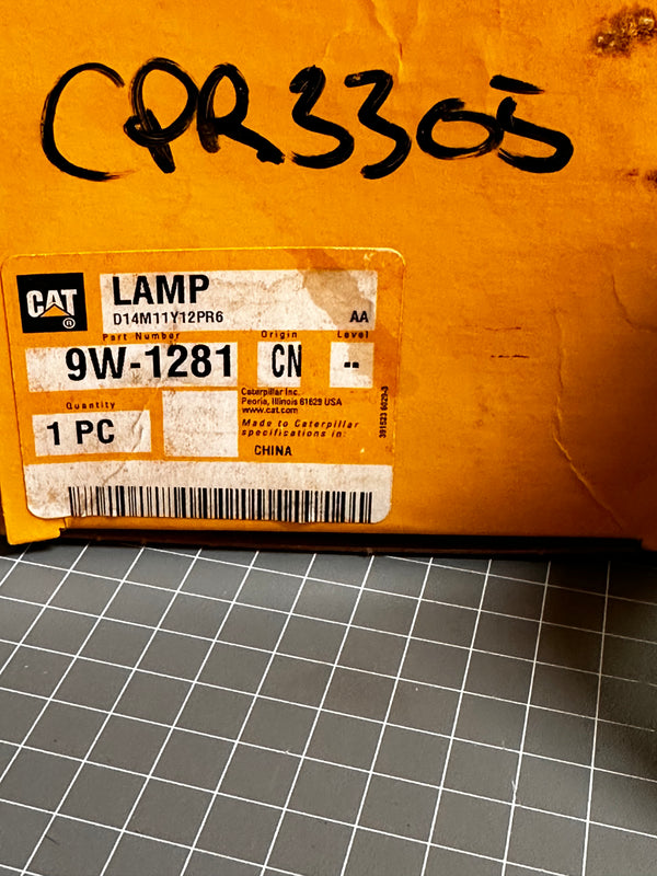 CAT 9W-1281 Lamp