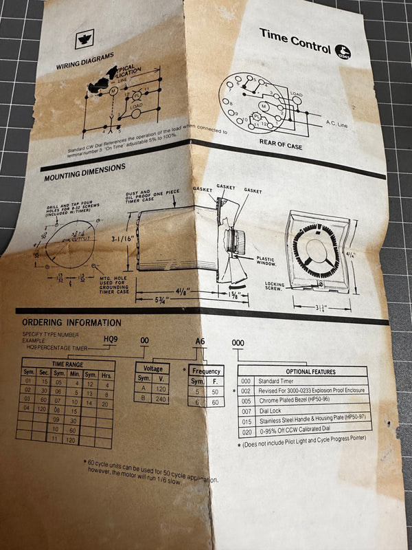 Eagle Signal HQ9 Cycle Flex Percentage Timer