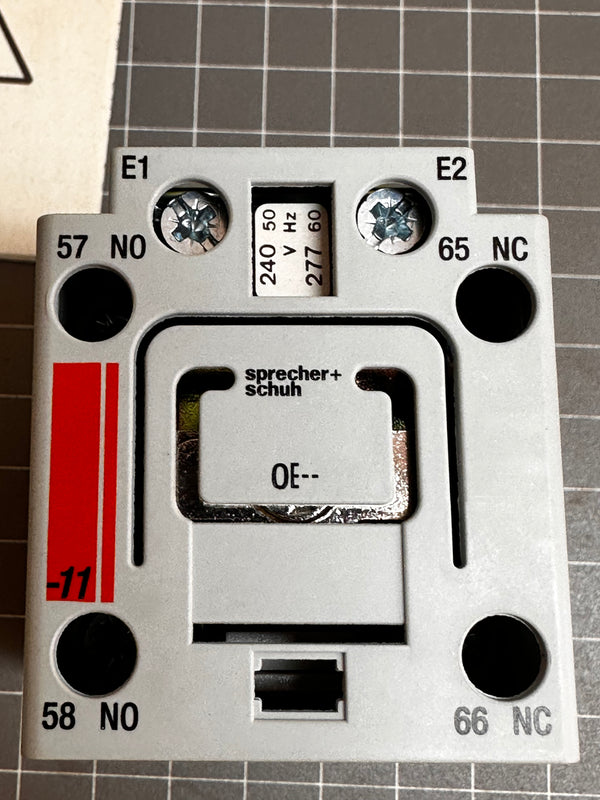 SPRECHER+SCHUH CV7-11 240V50/277V60 Latch Attachment