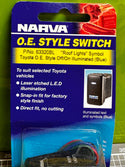 NARVA 63320BL O.E Style 12V Switch-Roof Lights ON/OFF Illuminated (Blue)