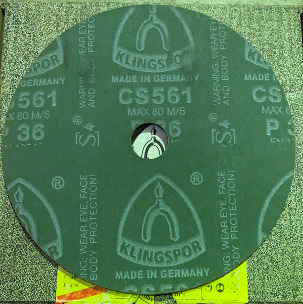 KLINGSPOR Fibre Disc CS 561/66459 180mm X 22 Pk of 25