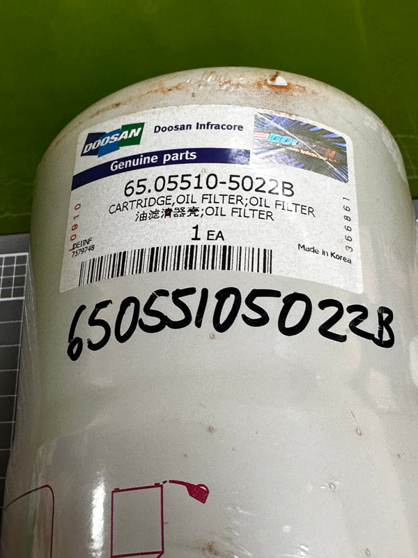 DOOSAN 65.05510-5022B Oil Filter