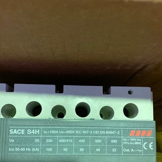 ABB SACE ISOMAX S4H 160 4 Pole Moulded Case Circuit Breaker